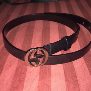 Vintage Gucci belt black